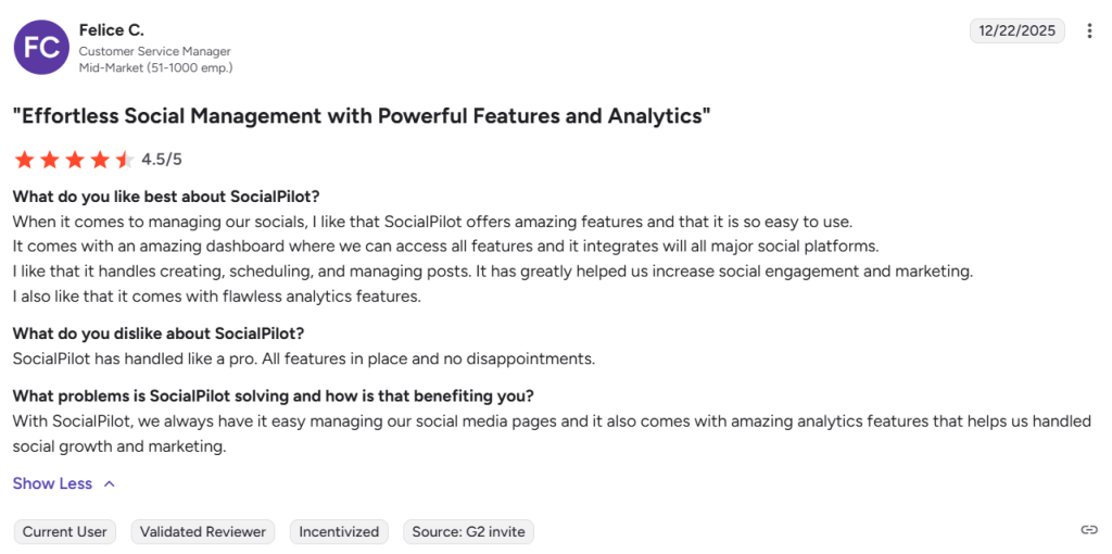 Social Pilot-Review-G2