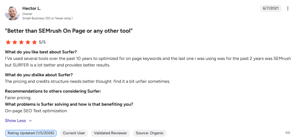 Surfer SEO-Review-G2