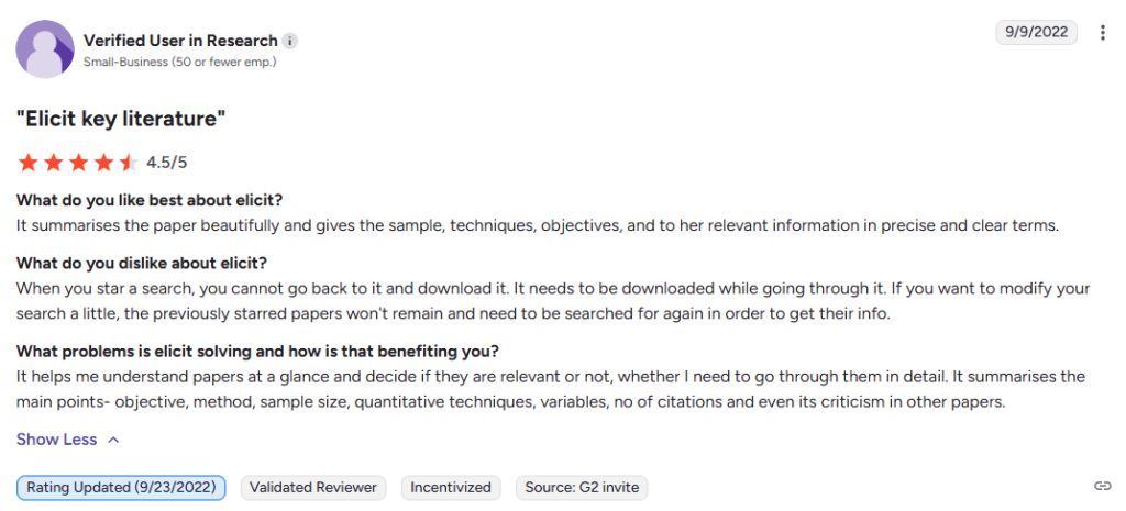 Elicit-Review-G2
