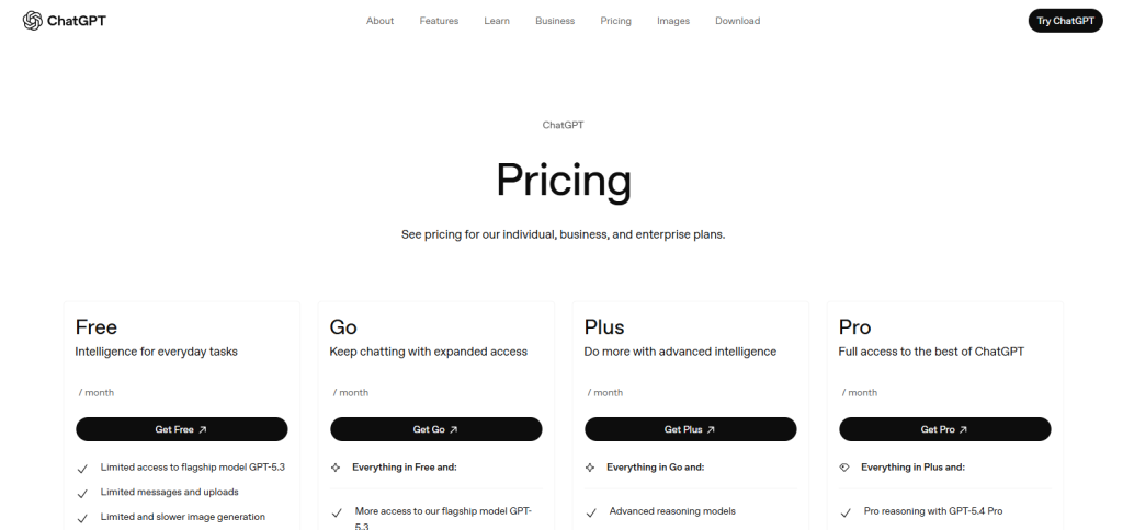 ChatGpt-Pricing
