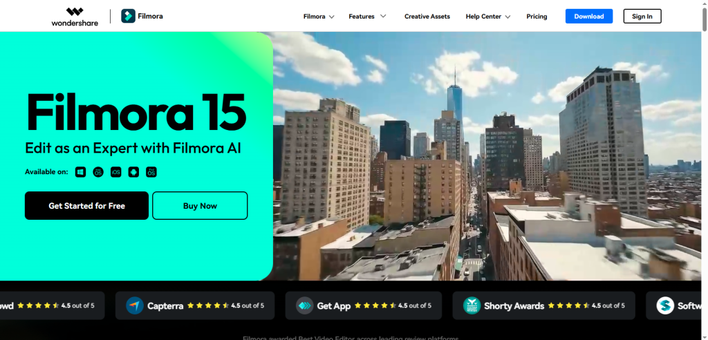 Wondershare Filmora AI