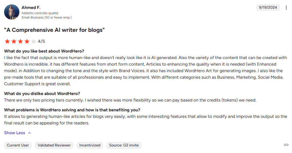 WordHero-Review-G2
