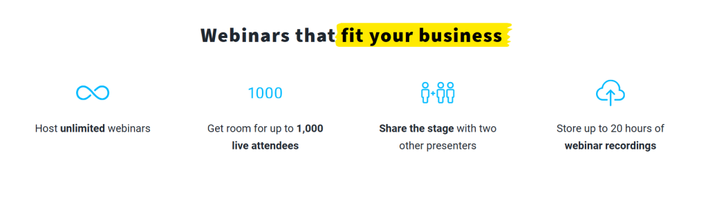 Webinars that fit your business