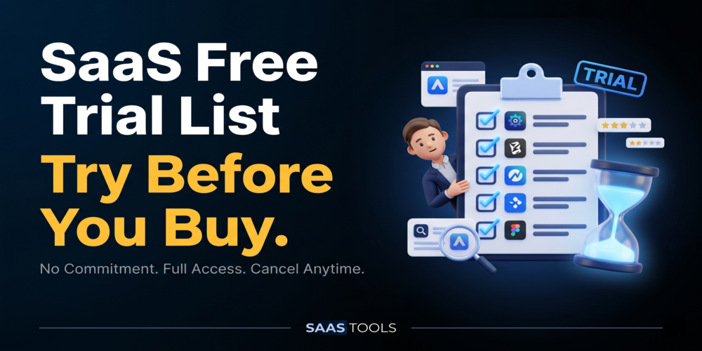 saas free trial list