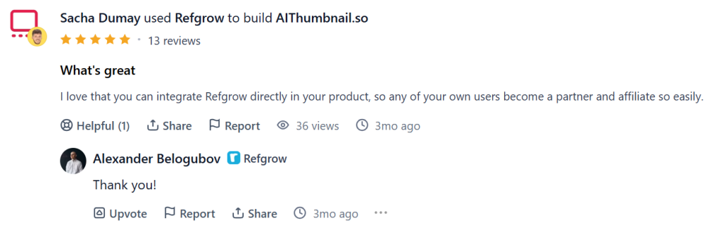 Refgrow-Review-producthunt