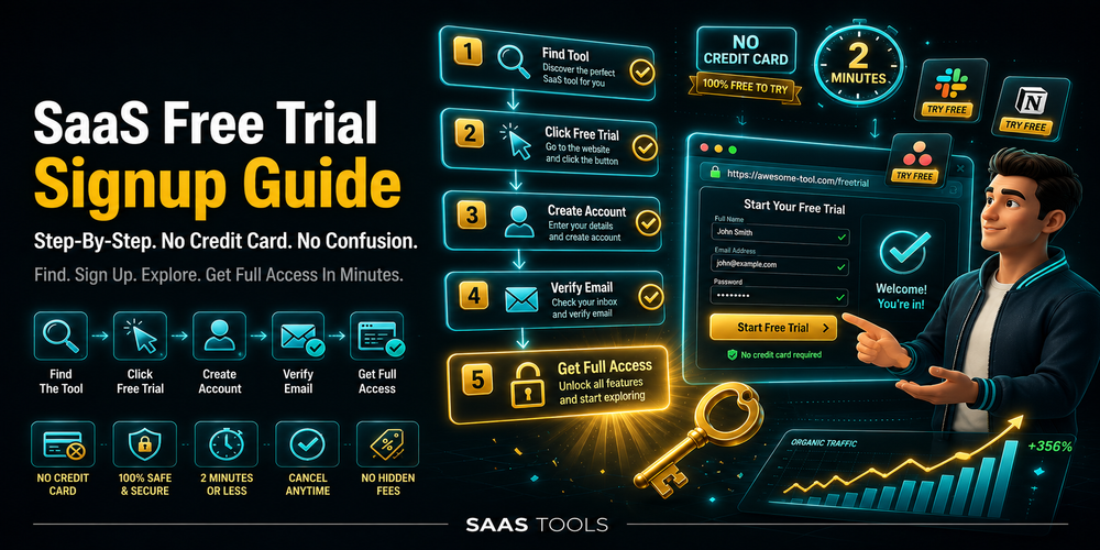 saas free trial signup