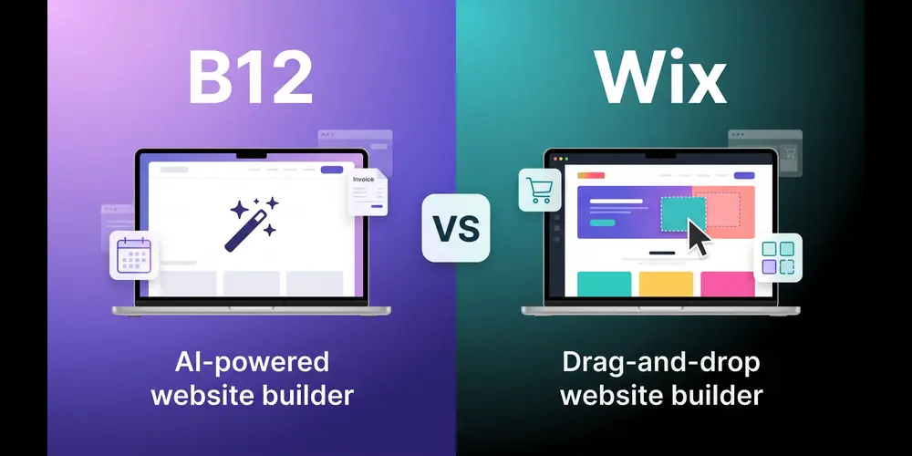 b12 vs wix | Comparison