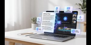 how to convert blog in to ai vedio