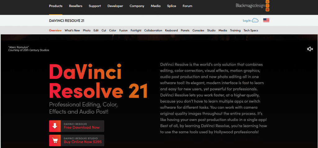davince resolve ai video editir