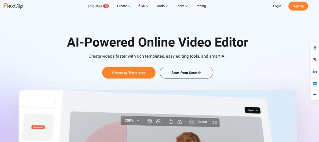 flexclip: the best ai video editor