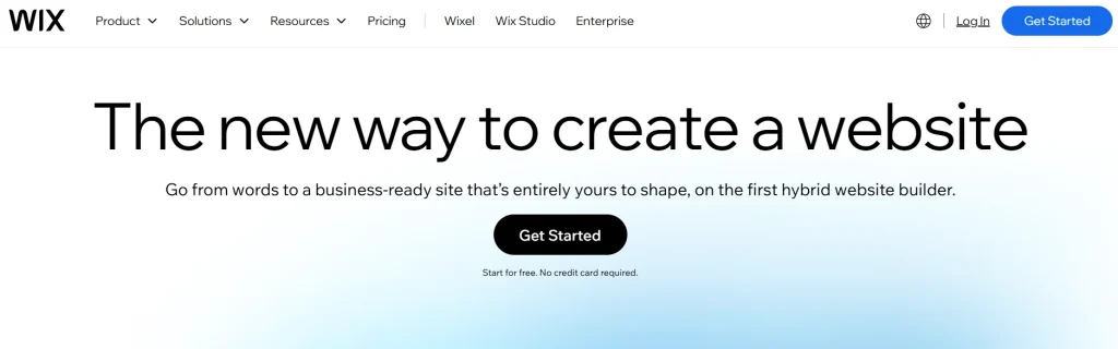 Wix Web builder