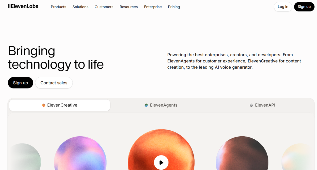 elevenlabs dashboard