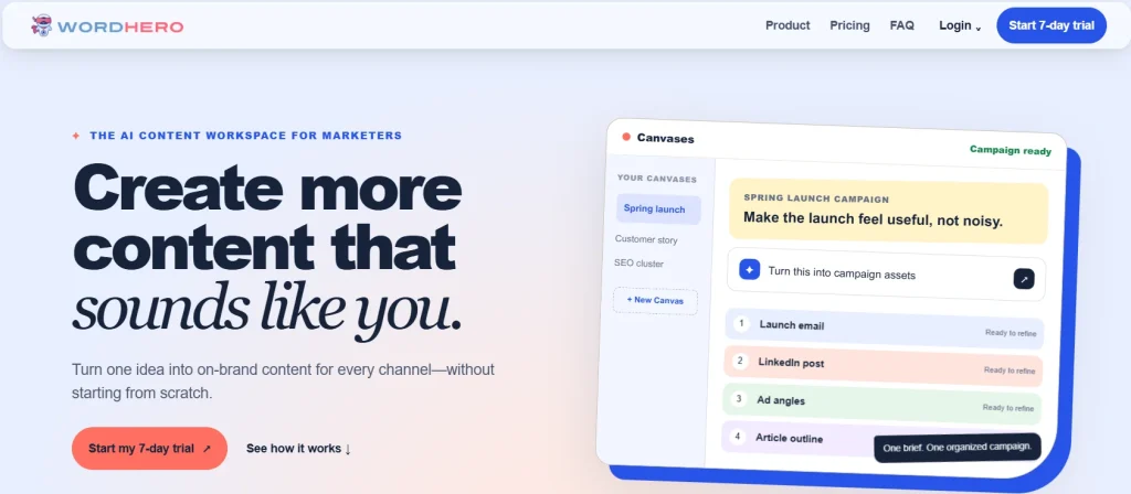 Wordhero dashboard ss